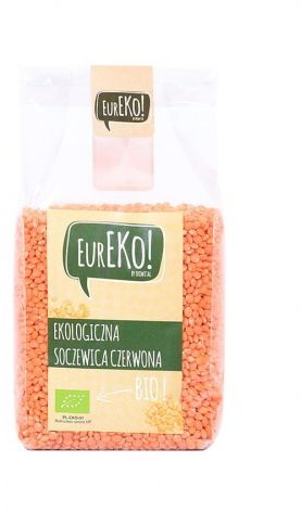 Soczewica czerwona BIO 400 g Eureko 5908249972438