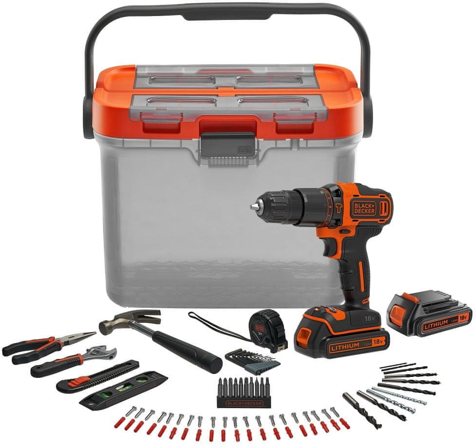 Black&Decker BCKSB04 QW 18 V z akcesoriami