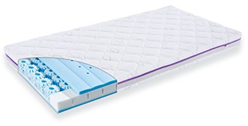Träumeland T015011 - Materac dziecięcy Sternenmeer  60 x 120 biały