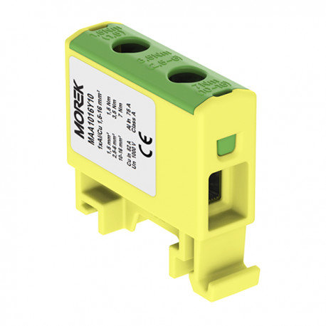 Geberit MOREK szyn. 1,5-16mm2 żółt-ziel 2otwor 1P MAA1016Y10 Morek 3750 MAA1016Y10