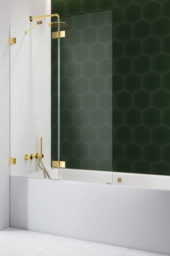 Radaway ESSENZA PRO Gold PND II parawan nawannowy 110 cm lewy, wys. 150 cm szkło przejrzyste 10102110-09-01L 10102110-09-01L