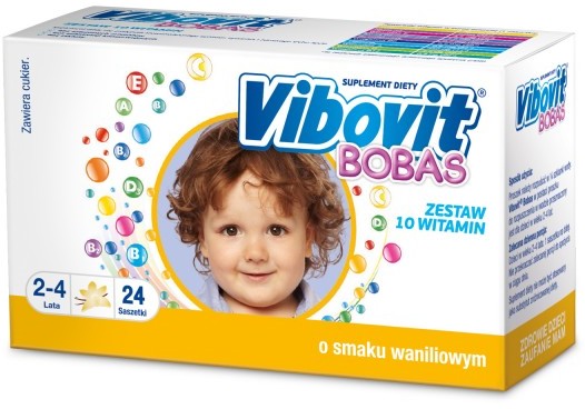 Zdjęcia - Witaminy i składniki mineralne Vibovit Bobas o smaku waniliowym 24 saszetki