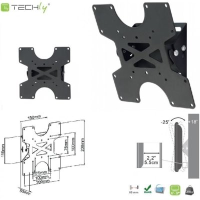 Techly Uchwyt ścienny LCD/LED Techly 17-37