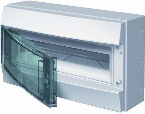 ABB Rozdzielnia MISTRAL65 drzwi przeźroczyste 18M z listwą N+PE 1SLM006502A1203 1SLM006502A1203