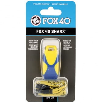 Fox 40 Gwizdek ratowniczy 40 Sharx Safety żółto-niebieski