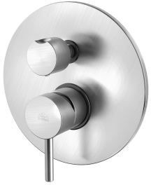 Paffoni Bateria podtynkowa 3-drożna z przełącznikiem LIGHT różowe złoto Rubinetterie LIG019ROSE