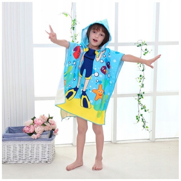Ręcznik Plażowy Peleryna dziecięca PEL01WZ8