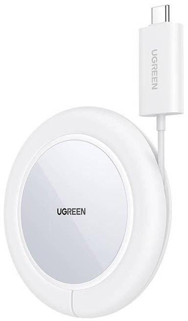 UGREEN Ładowarka bezprzewodowa CD245, 15W (biała) 032755