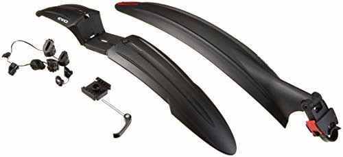 Polisport Point Kit Cross Country Evo zestaw błotników, czarny, One Size (09506101)
