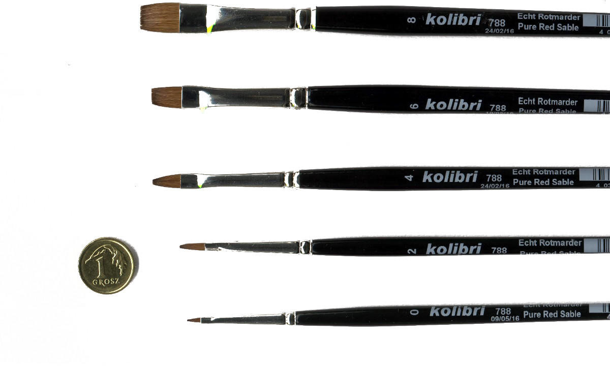 Kolibri Pędzel Czerwony Soból - rozmiar 6 seria 788 Kolibri 7886