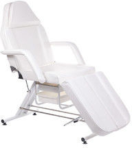Beauty System Fotel kosmetyczny z kuwetami BW-263 biały