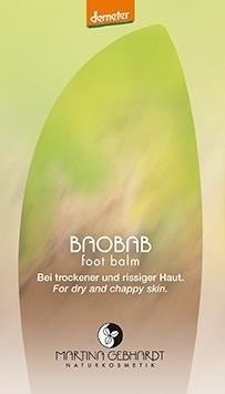 Martina Gebhardt Naturkosmetik Martina Gebhardt Naturkosmetik, Baobab, balsam do stóp, 2 ml