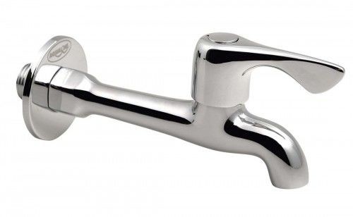 A i s l i n g new Zawór kulowy naścienny 1/2'' długi 13,2cm do zimnej wody chrom mosiądz SH / ZY12062