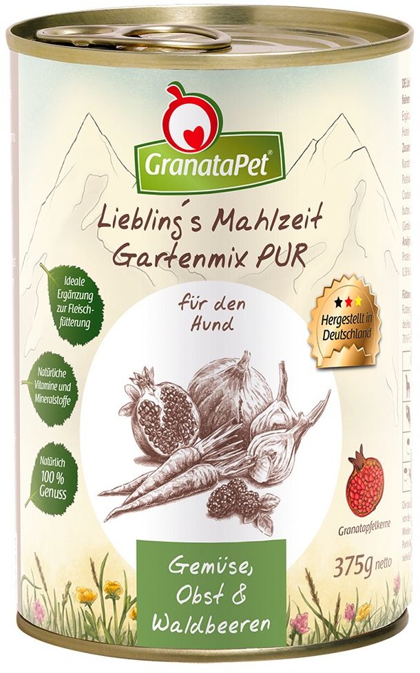 Granata Pet Lieblings Mahlzeit warzywa i owoce 12 x 375 g