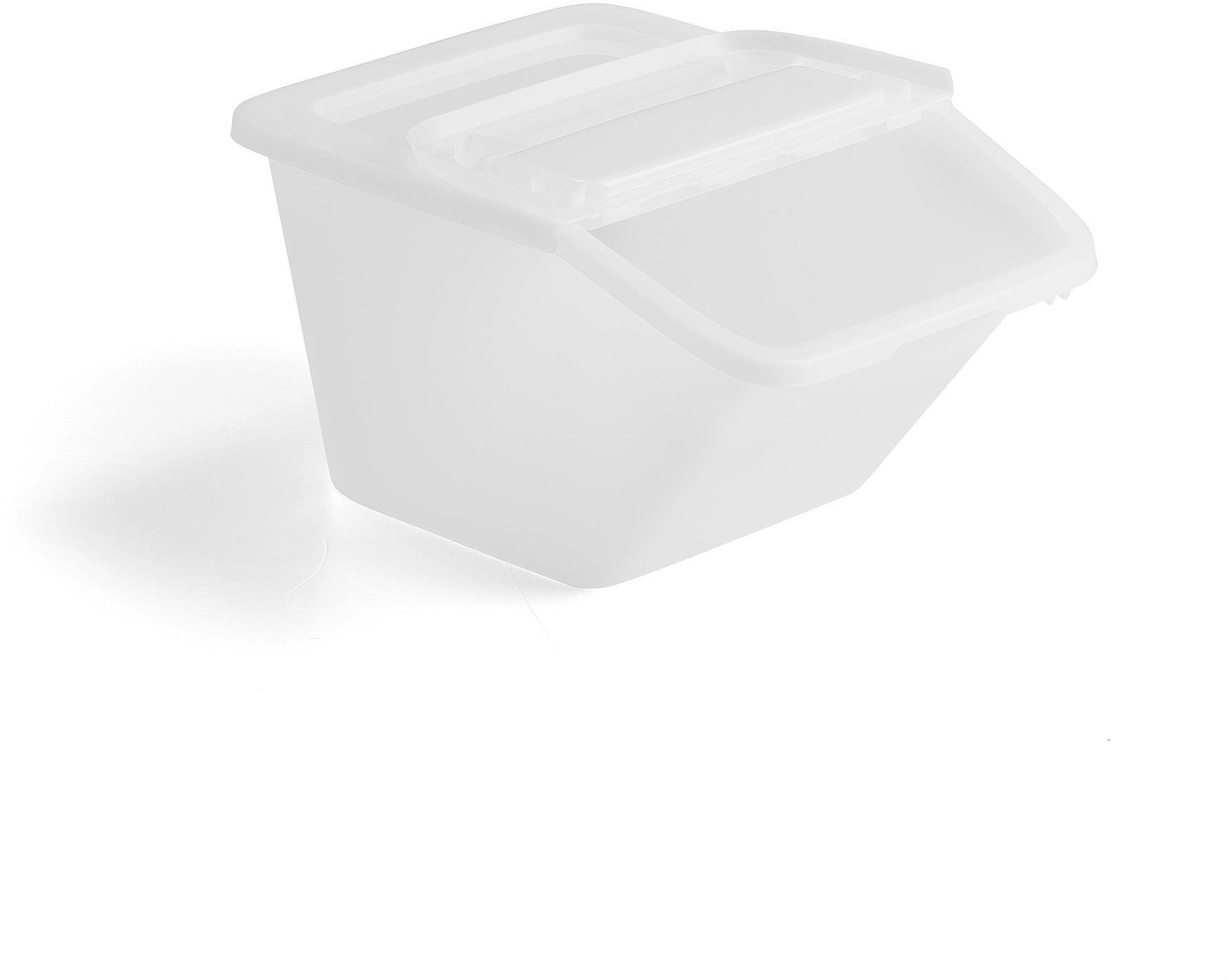 AJ Produkty Pojemnik do przechowywania, 295x560x395 mm, 34 L, biały
