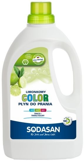 265Sodasan Płyn Do Prania Uniwersalny Limonkowy 1500ml - Sodasan