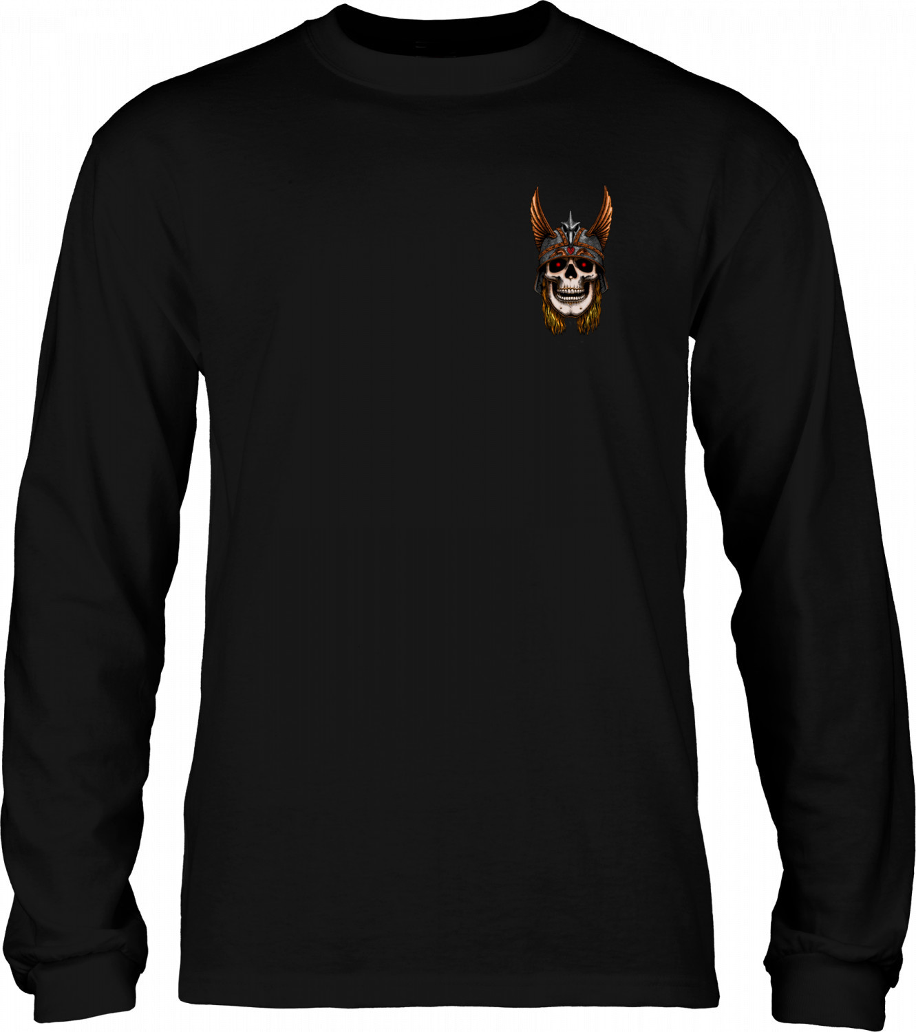 POWELL PERALTA t-shirt POWELL PERALTA ANDY ANDERSON SKULL LS Black
