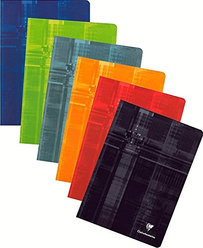 Clairefontaine 3165 °C trzonkiem (A4, pokryte krawędzi, 90 G, 48 arkuszy) 1er Pack posortowane pod względem koloru 3165C