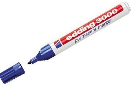 Edding Marker permanentny okrągła końcówka 1,5-3MM niebieski 3000/003/N ED 3000/003/N ED