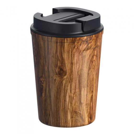Thermo Asobu Kubek termiczny Asobu Coffee Compact Wood, 380 ml cupCoffee Compact Wood, 380 ml