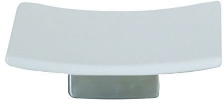 MSV 140744 Mahé mydła ceramika ze stali nierdzewnej drzwi/kamień dobrze Biały mat 13,5 x 9 x 3,5 cm 1328/140744