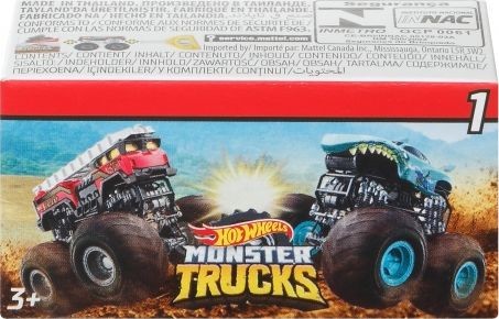 Mattel Hot Wheels Monster Trucks Pojazdy Niespodz Astra Gpb72 40