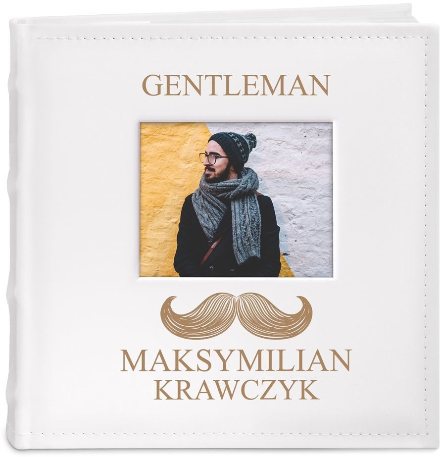 NA Murrano Album Zdjęcia GRAWER Prezent Gentleman ALB-SO-WH-CO2-008