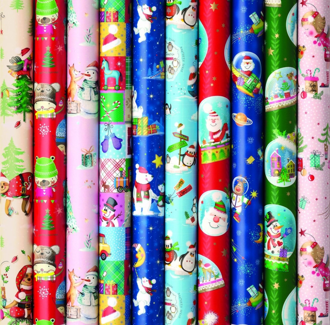 Interdruk Papier ozdobny pakowy świąteczny PATTERN 200X70cm pa 0219035
