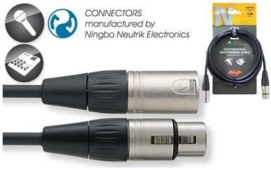 Stagg nmc3r N Serie przewód mikrofonowy  XLR męski/żeński XLR 3 m NMC3R