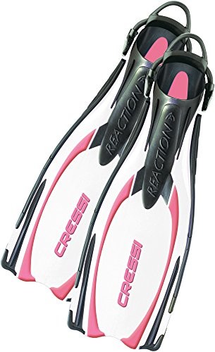 Cressi Reaction EBS płetwy paskowe, Made in Italy BE096438_Pink_XS/S