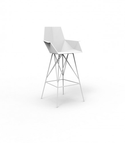 Vondom Hoker Faz z podłokietnikami - biały VONDOM 54164 W