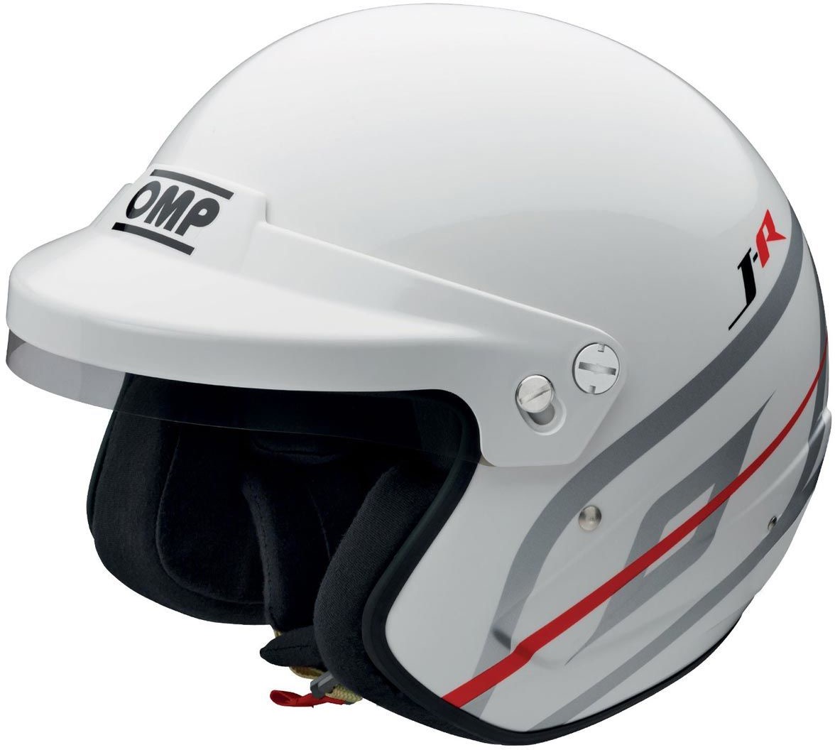 OMP Racing Kask rajdowy otwarty J-R biały (homologacja FIA) SC796020S