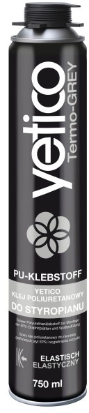 Yetico Klej do styropianu Termo-Grey 750 ml KLEJ TERMO GREY