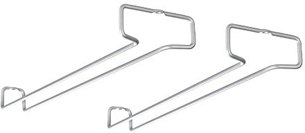 Metaltex Rail kieliszek do wina uchwyt podwójny zestaw polyt herm 36.49.24