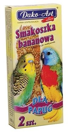 Dako-Art Smakoszka - kolby bananowe dla gryzoni 2szt.