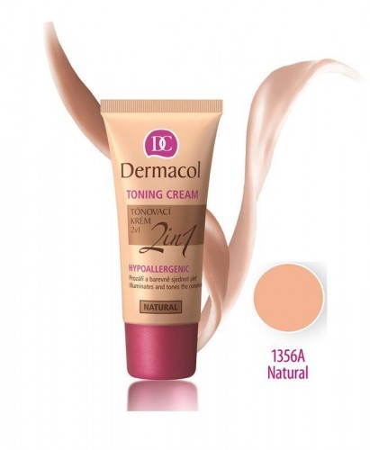 Dermacol Podkład i Krem nawilżający Toning Cream 2in1 Natural 30ml