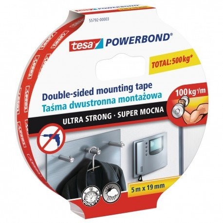 Tesa Taśma dwustronna montażowa Supermocna 5m H5579203