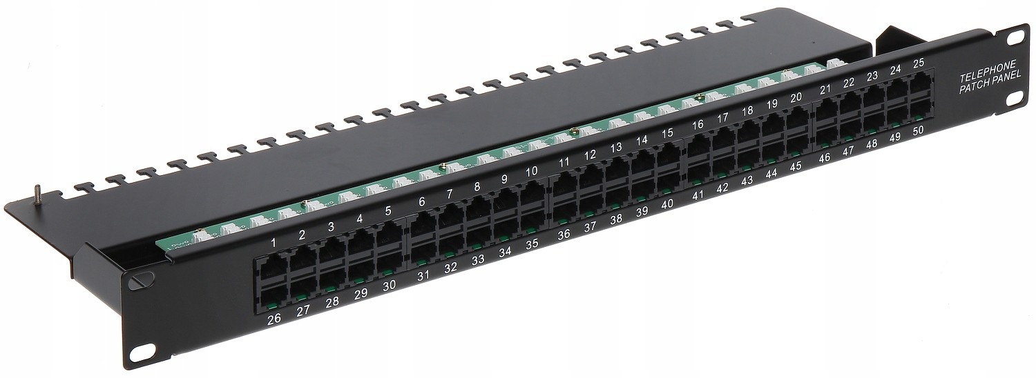 Patch Panel 50 portów 8P4C PP-50/RJ