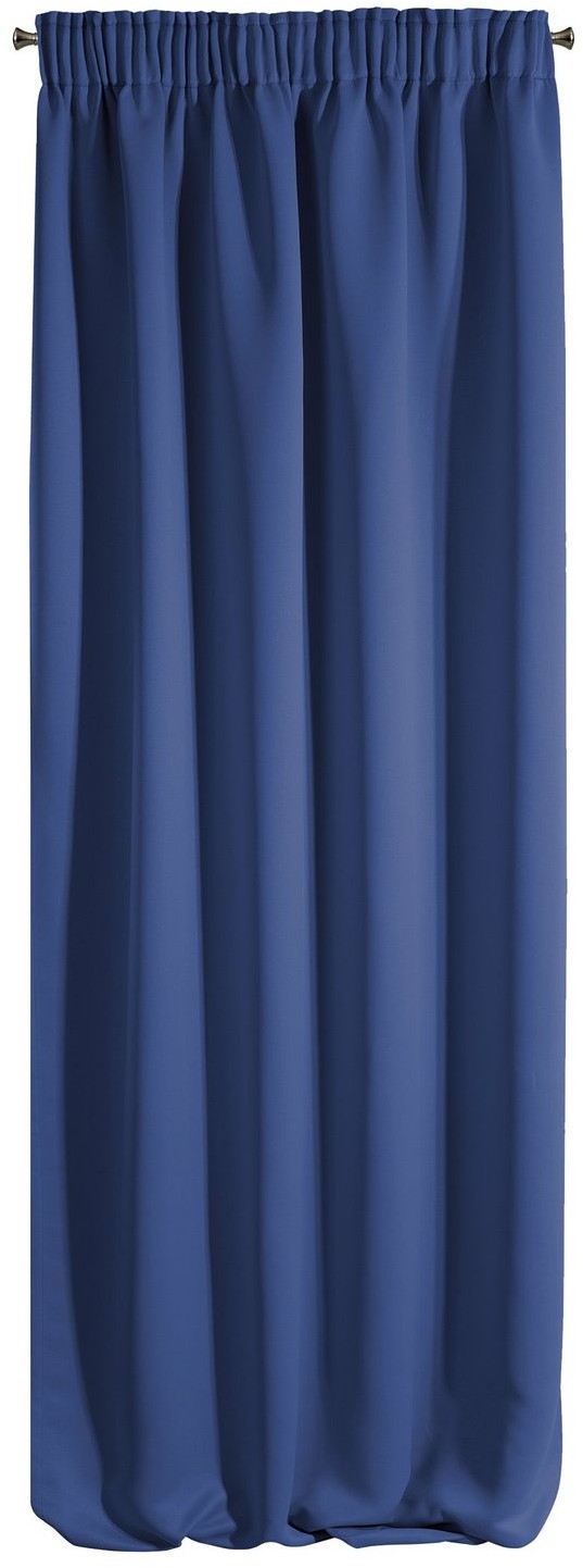 Eurofirany Zasłona LOGAN granatowa 135 cm x 270 cm