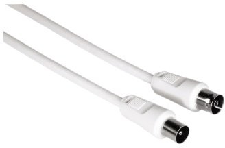 Hama 11905 kabel do anteny, 85dB, 3 m, biały
