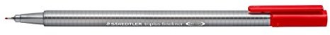 Staedtler Triplus Fineliner 334 SB10 cienkopisy, czerwony 10 szt. w opakowaniu FBA_4007817334492