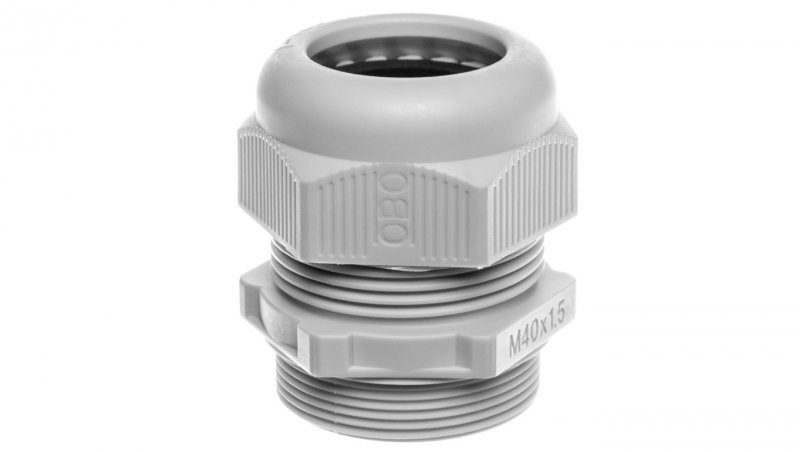 OBO Bettermann Dławnica kablowa poliamidowa M40 IP68 V-TEC VM40 LGR jasnoszara 2022872 /10szt./ 2022872