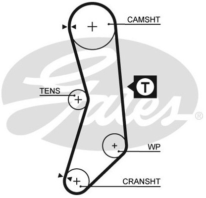 GATES PASEK ROZRZ  5030FI FIAT UNO 1.0/1.1