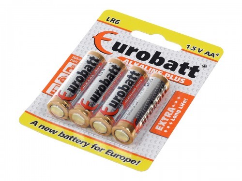 Eurobatt 4x Baterie alkaliczne LR6 1,5V AA 1227