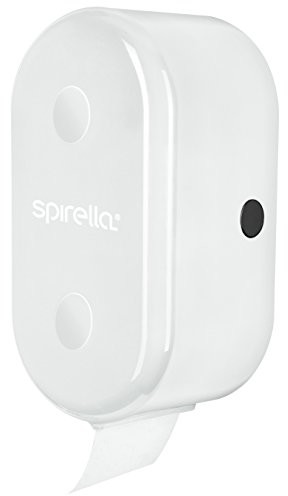 Spirella Uchwyt na kołowrotek haczyk  1018764 Cube white akcesoriów łazienkowych, ABS, 30 x 15 x 13 cm 1018764