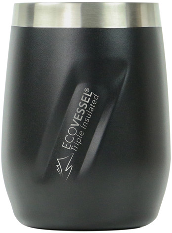 EcoVessel EcoVessel Kubek termiczny Port Czarny 296 ml PORT10BS