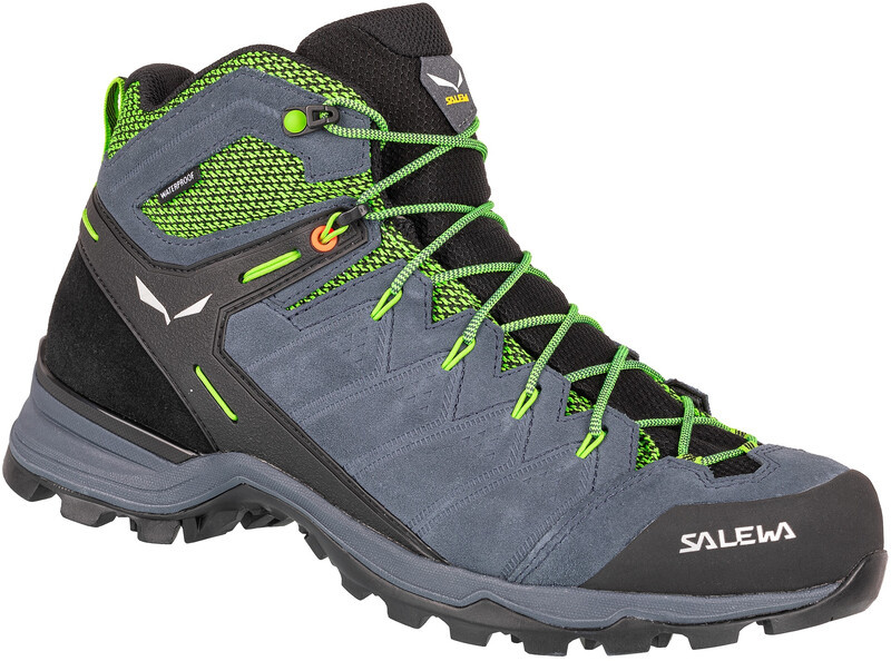Salewa Alp Mate WP Mid Shoes Men, niebieski/szary UK 9 | EU 43 2022 Trapery turystyczne 00-0000061384-3862-9