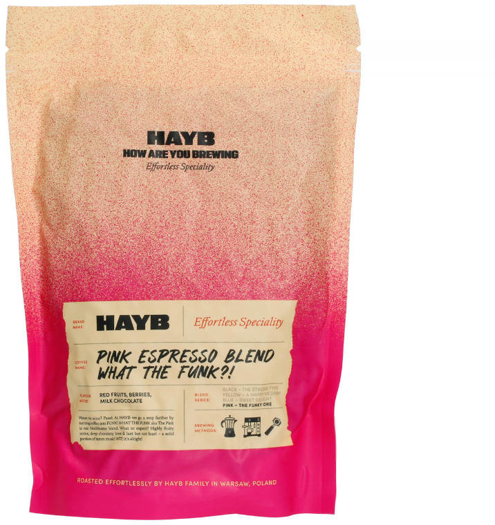 HAYB kawa ziarnista HAYB PINK espresso blend 250g CRPINK0,25