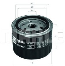 Knecht Filtr oleju OC 383