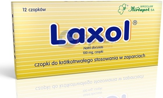 Herbapol Wrocław Laxol czopki x12 sztuk